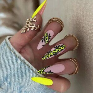 Beautiful press-on or glue-on nails.